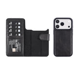 iPhone 18 Pro Magnet Wallet Case – Detachable Leather, MagSafe & RFID