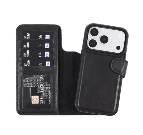 iPhone 18 Pro Max Magnet Wallet Case – Detachable Leather, MagSafe & RFID