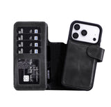iPhone 18 Pro Max Double Wallet Case – Handmade Leather, MagSafe & RFID