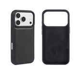 iPhone 18 Pro Max Double Wallet Case – Handmade Leather, MagSafe & RFID