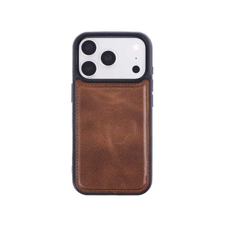 iPhone 18 Pro Max Slim Snap-On Leather Case – MagSafe & TPE Bumper by Hardiston - premium iPhone 18 Cases