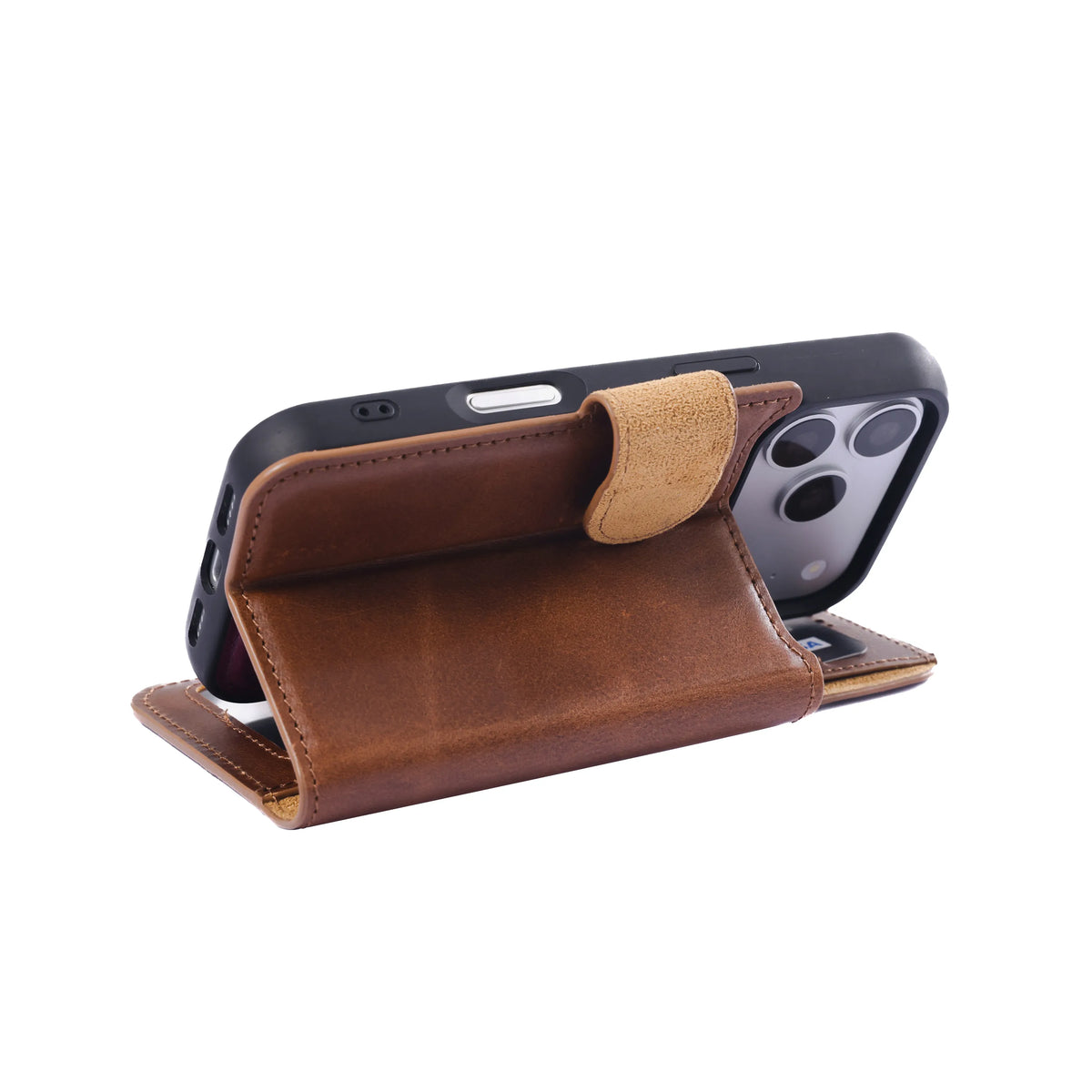 iPhone 18 Pro Max Magnet Wallet Case – Detachable Leather, MagSafe & RFID