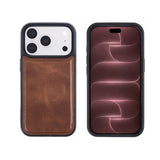 iPhone 18 Pro Max Double Wallet Case – Handmade Leather, MagSafe & RFID