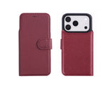 iPhone 18 Pro Max Magnet Wallet Case – Detachable Leather, MagSafe & RFID