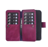 iPhone 18 Pro Double Wallet Case – Handmade Leather, MagSafe & RFID