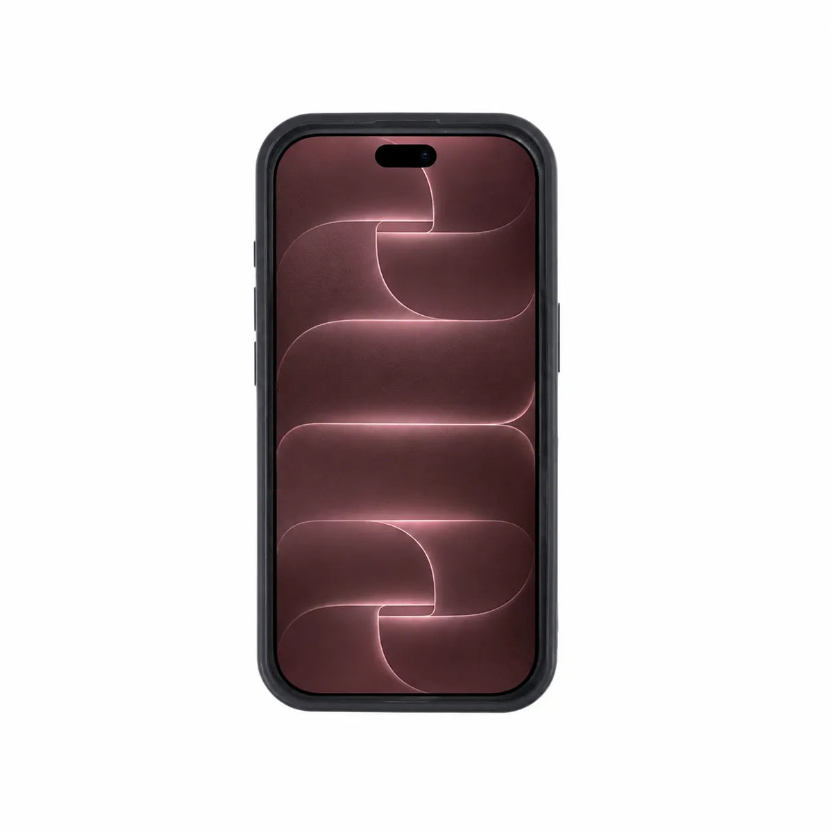 iPhone 18 Pro Slim Snap-On Leather Case – MagSafe & TPE Bumper