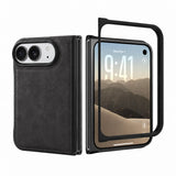 iPhone Duo Slim Snap-On Leather Case – MagSafe & TPE Bumper