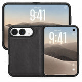 iPhone Duo Slim Snap-On Leather Case – MagSafe & TPE Bumper