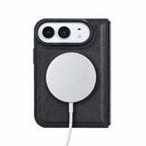 iPhone Duo Slim Snap-On Leather Case – MagSafe & TPE Bumper