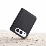 iPhone Duo Slim Snap-On Leather Case – MagSafe & TPE Bumper