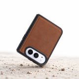iPhone Duo Slim Snap-On Leather Case – MagSafe & TPE Bumper
