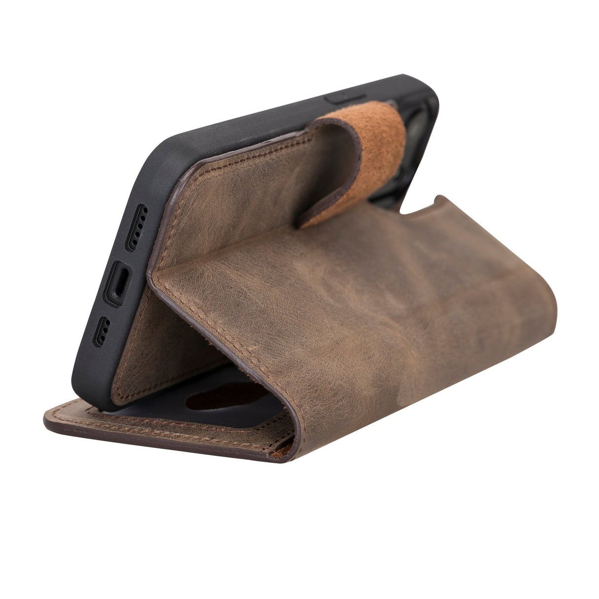 iPhone 13 Leather Wallet Case by Hardiston - premium iPhone 13 Cases