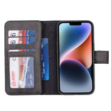 iPhone 14 Leather Dual Wallet Case by Hardiston - premium iPhone 14 Cases