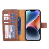 iPhone 14 Leather Dual Wallet Case by Hardiston - premium iPhone 14 Cases