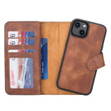 iPhone 14 Leather Dual Wallet Case by Hardiston - premium iPhone 14 Cases