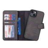 iPhone 14 Leather Dual Wallet Case by Hardiston - premium iPhone 14 Cases
