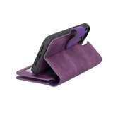 iPhone 14 Leather Dual Wallet Case by Hardiston - premium iPhone 14 Cases