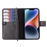 iPhone 14 Leather Dual Wallet Case by Hardiston - premium iPhone 14 Cases
