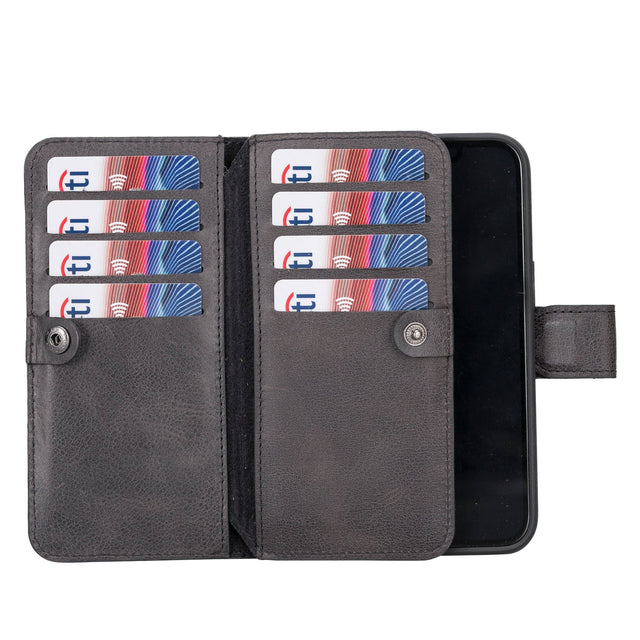 iPhone 14 Leather Dual Wallet Case by Hardiston - premium mws_apo_generated