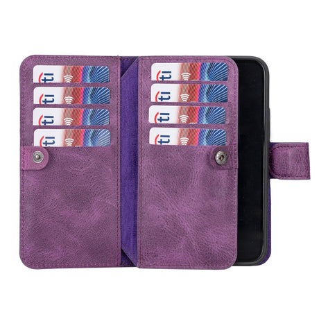 iPhone 14 Leather Dual Wallet Case by Hardiston - premium mws_apo_generated