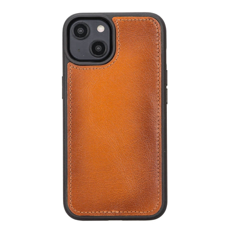 iPhone 14 Leather Snap - on Flex Flat Phone Case by Hardiston - premium mws_apo_generated