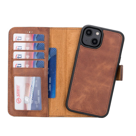 iPhone 14 Leather Wallet Case by Hardiston - premium iPhone 14 Cases