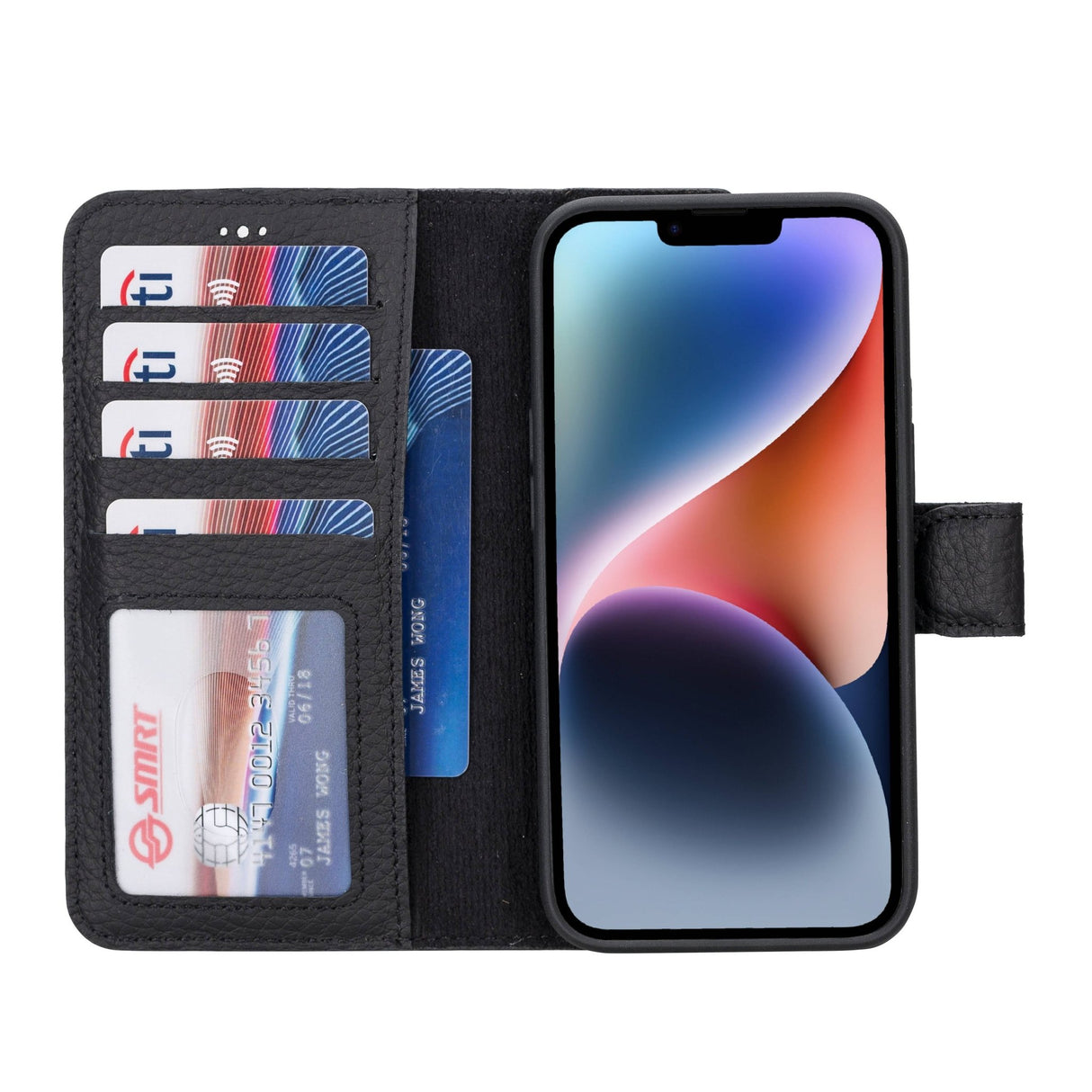 iPhone 14 Leather Wallet Case by Hardiston - premium iPhone 14 Cases