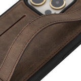 iPhone 14 Max Snap - on Leather Grip Case by Hardiston - premium iPhone 14 Cases