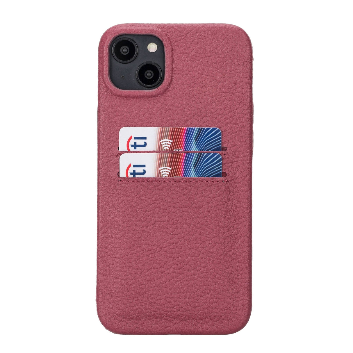 iPhone 14 Plus Leather Snap - On wallet case by Hardiston - premium iPhone 14 Cases