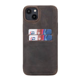 iPhone 14 Plus Leather Snap - On wallet case by Hardiston - premium iPhone 14 Cases