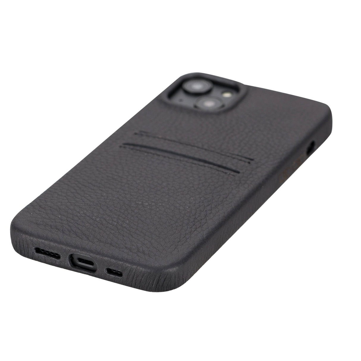 iPhone 14 Plus Leather Snap - On wallet case by Hardiston - premium iPhone 14 Cases