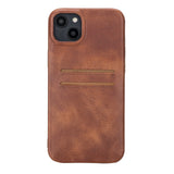 iPhone 14 Plus Leather Snap - On wallet case by Hardiston - premium iPhone 14 Cases
