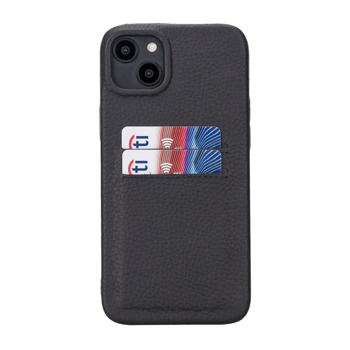 iPhone 14 Plus Leather Snap - On wallet case by Hardiston - premium iPhone 14 Cases