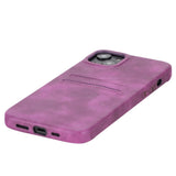 iPhone 14 Plus Leather Snap - On wallet case by Hardiston - premium iPhone 14 Cases