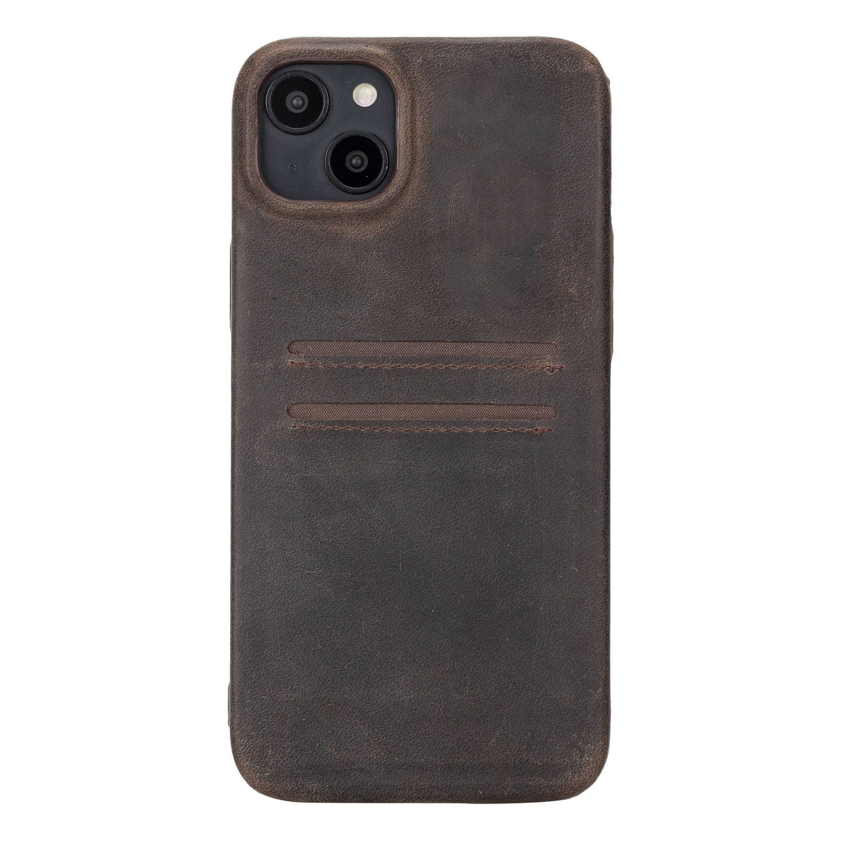 iPhone 14 Plus Leather Snap - On wallet case by Hardiston - premium iPhone 14 Cases