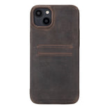 iPhone 14 Plus Leather Snap - On wallet case by Hardiston - premium iPhone 14 Cases