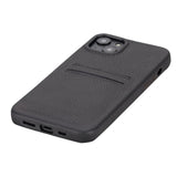 iPhone 14 Plus Leather Snap - On wallet case by Hardiston - premium iPhone 14 Cases