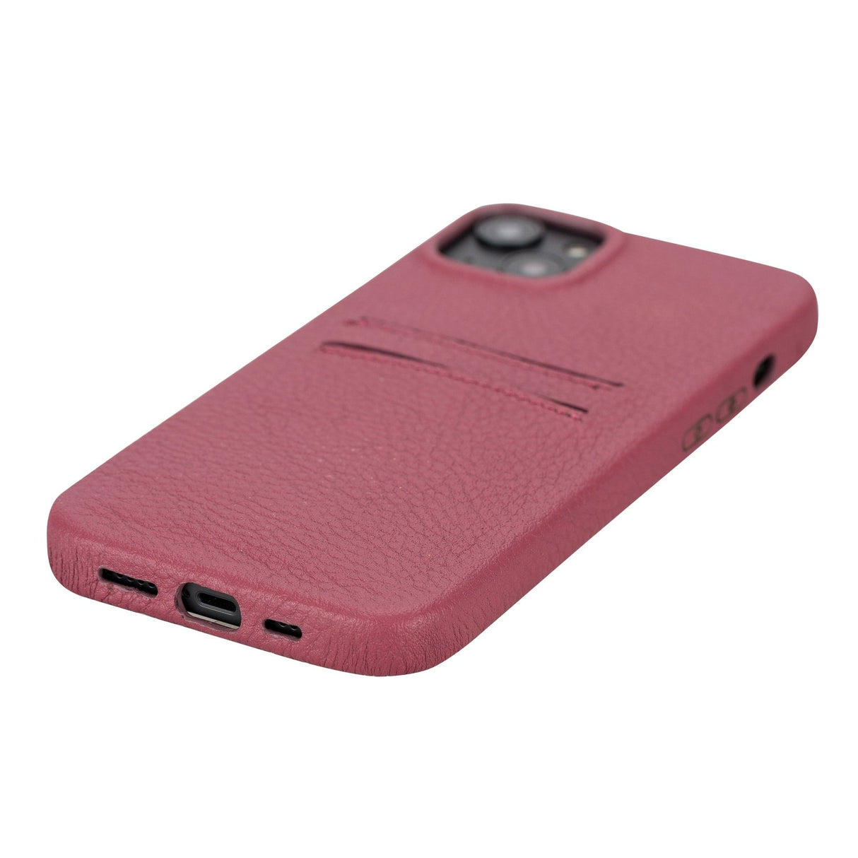 iPhone 14 Plus Leather Snap - On wallet case by Hardiston - premium iPhone 14 Cases