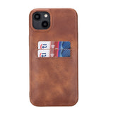 iPhone 14 Plus Leather Snap - On wallet case by Hardiston - premium iPhone 14 Cases