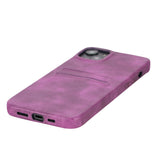 iPhone 14 Plus Leather Snap - On wallet case by Hardiston - premium iPhone 14 Cases