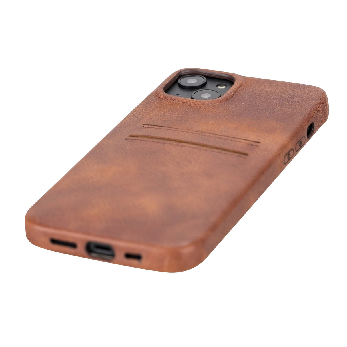 iPhone 14 Plus Leather Snap - On wallet case by Hardiston - premium iPhone 14 Cases