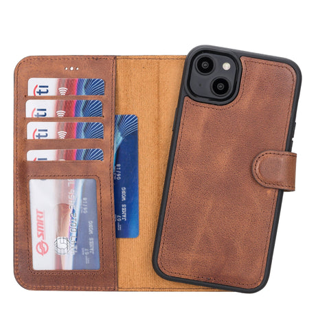 iPhone 14 Plus Leather Wallet Case by Hardiston - premium mws_apo_generated