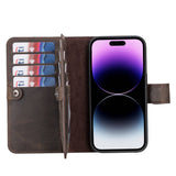 iPhone 14 Pro Dual Leather Wallet Case by Hardiston - premium iPhone 14 Cases