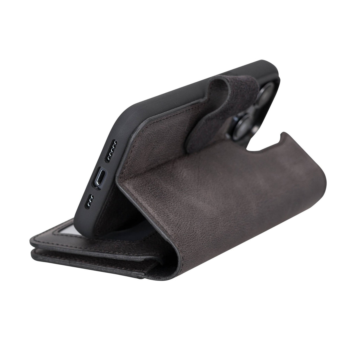 iPhone 14 Pro Dual Leather Wallet Case by Hardiston - premium iPhone 14 Cases