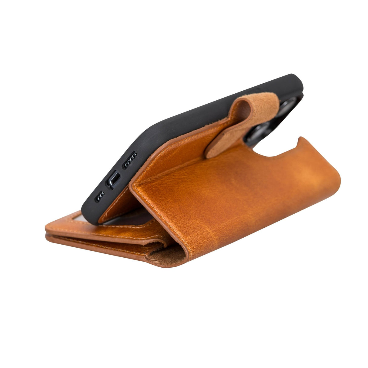 iPhone 14 Pro Dual Leather Wallet Case by Hardiston - premium iPhone 14 Cases