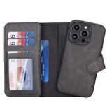 iPhone 14 Pro Dual Leather Wallet Case by Hardiston - premium iPhone 14 Cases