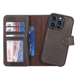 iPhone 14 Pro Dual Leather Wallet Case by Hardiston - premium iPhone 14 Cases