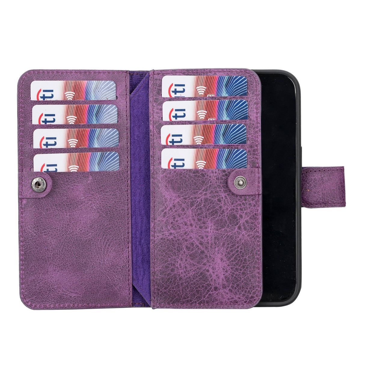 iPhone 14 Pro Dual Leather Wallet Case by Hardiston - premium mws_apo_generated