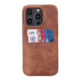 iPhone 14 Pro Leather Snap - on wallet case by Hardiston - premium iPhone 14 Cases
