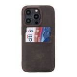 iPhone 14 Pro Leather Snap - on wallet case by Hardiston - premium iPhone 14 Cases